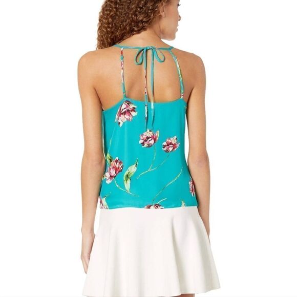 NWT Parker Harlow Top in Teal Magnolia - Picture 7 of 9